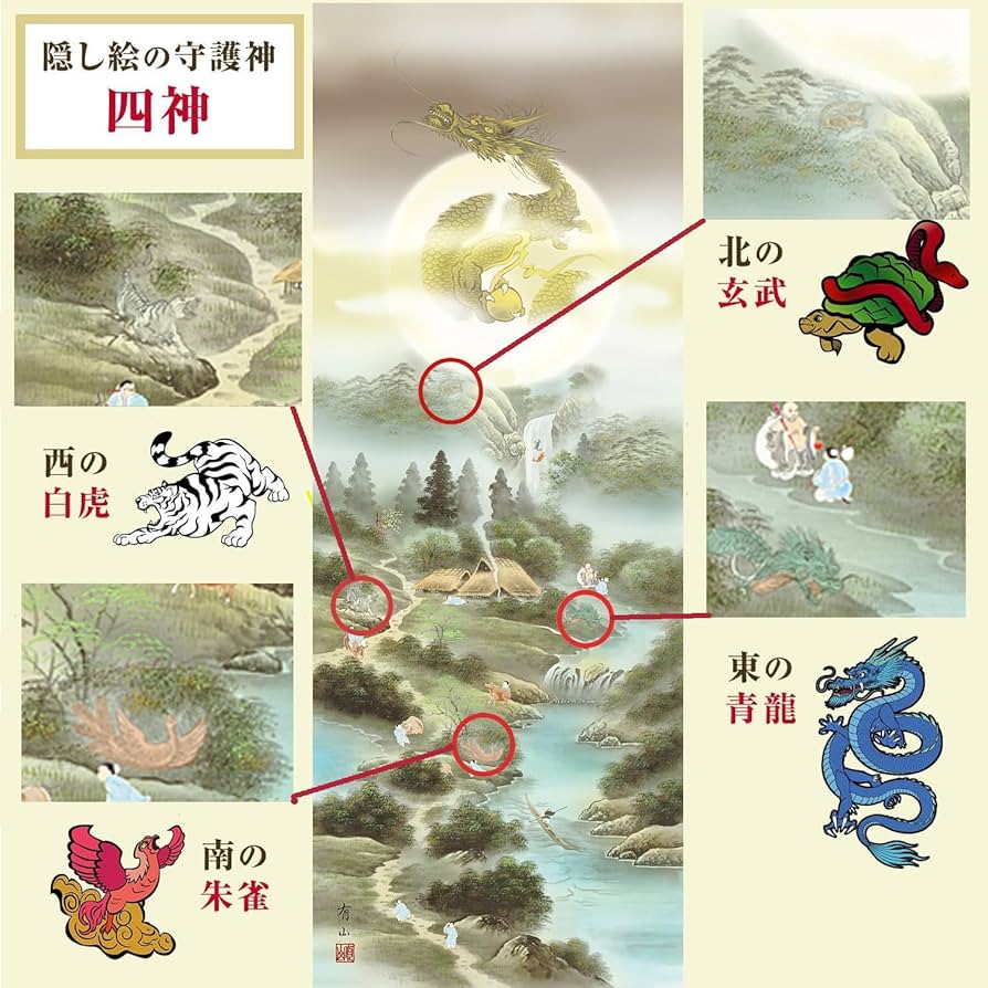 龍雲図　運気上昇掛け軸
雲峰作長期保管品 掛軸 掛け軸 2024年干支 金運大黒龍神図 榎本東山（尺三立・紙箱